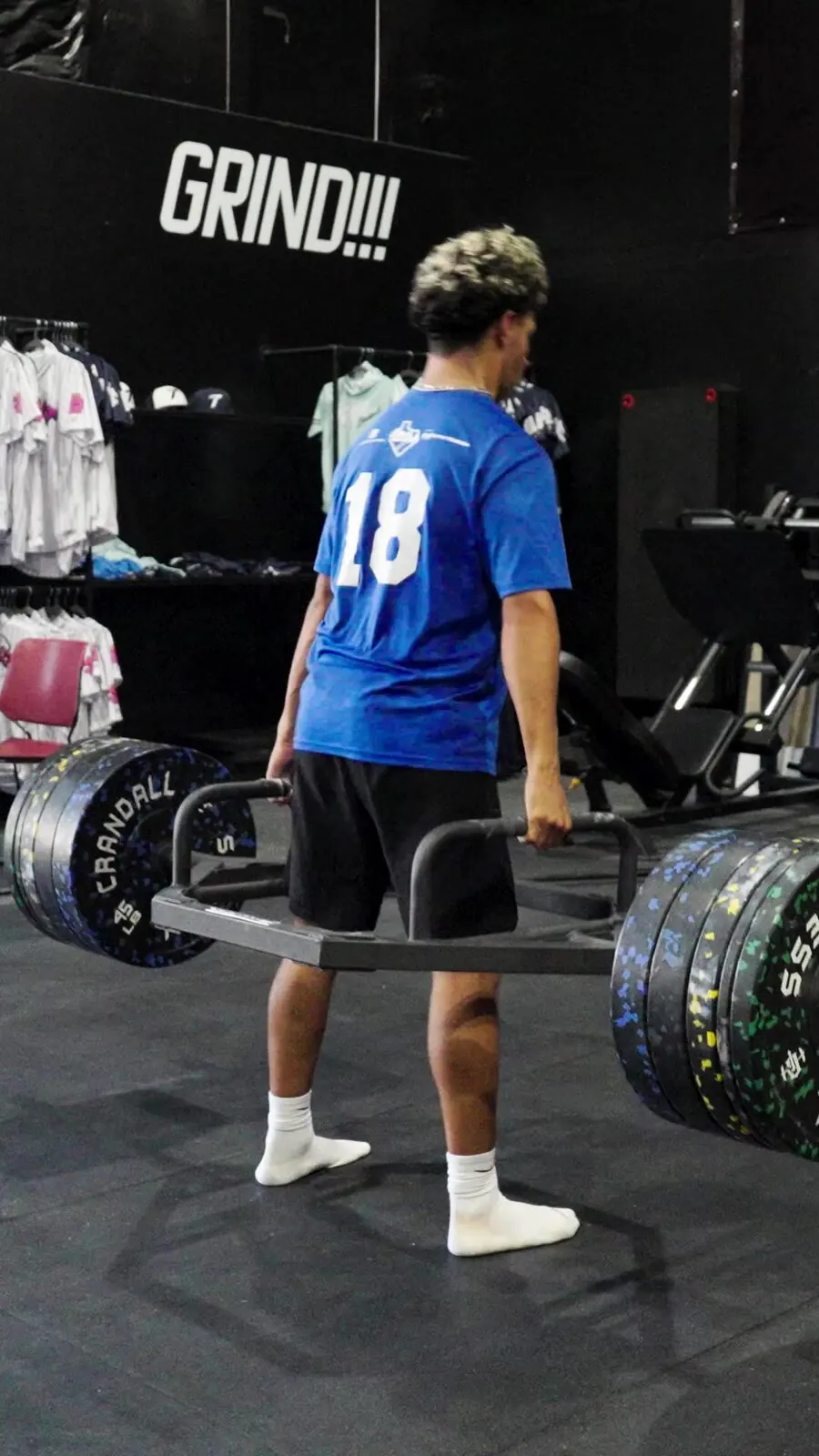 TX Torque athlete lifting in the strength area